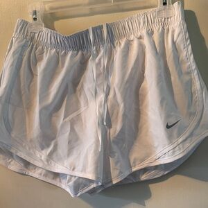 Nike Women’s White Athletic Running Shorts with Drawstring. Never worn